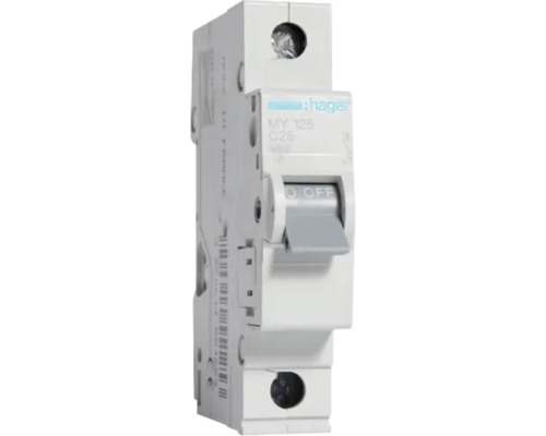 Întreruptor automat Hager 1P 25A 4,5kA, curbă C