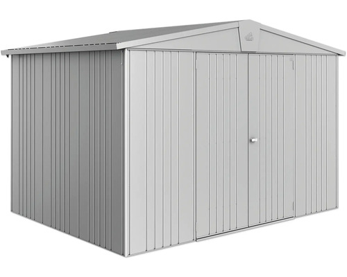 Magazie de grădină metalică cu ușă dublă