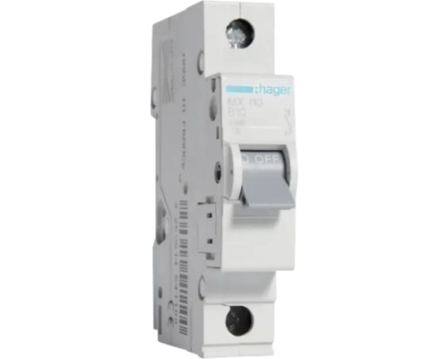 Întreruptor automat Hager 1P 10A 4,5kA, curbă B