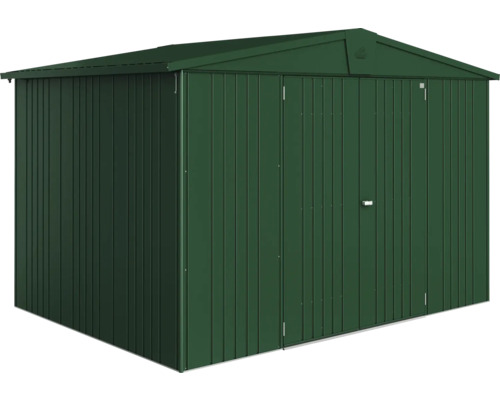 Magazie de grădină metalică cu ușă dublă