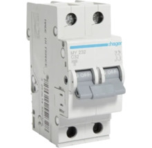 Întreruptor automat Hager 2P 32A 4,5kA, curbă C
