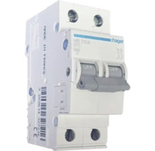 Întreruptor automat Hager 2P 10A 4,5kA, curbă B