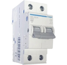 Întreruptor automat Hager 2P 20A 4,5kA, curbă B