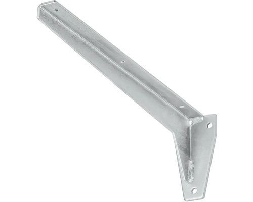 Consolă metalică pentru raft, cu găuri de fixare