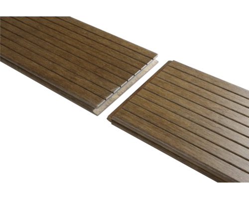 Profil terasă Konsta bambus deschis 18x139x1860 mm Scânduri de terasă din lemn pentru exterior