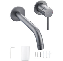 Baterie lavoar Avital, montare pe perete, cu accesorii