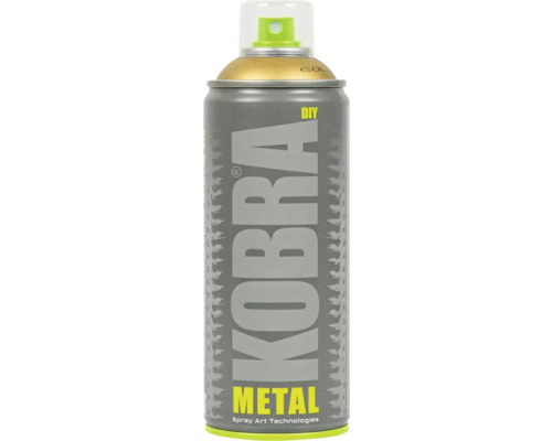 Vopsea spray metalizată Kobra DIY auriu 400 ml Spray cu efect metalic Kobra