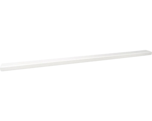 Șină dreptunghiulară din plastic alb