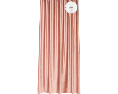 Cortină cu sistem de prindere cu bandă de pliere