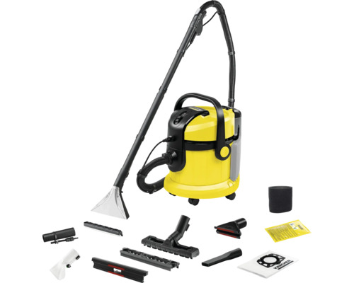 Aspirator cu injecție-extracție galben cu accesorii