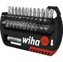Set de biți Wiha cu diferite capete de șurubelniță în suport