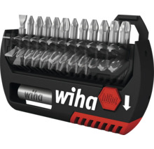 Set de biți Wiha cu diferite biți de șurubelniță în suport