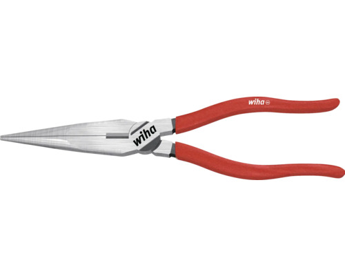 Cleste cu cioc lung Wiha cu mâner roșu