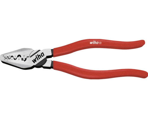 Clește de sertizat papuci Wiha 180mm Cleste combinat Wiha cu mâner multicomponent