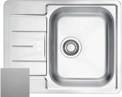 Chiuvetă din oțel inoxidabil cu zonă de scurgere