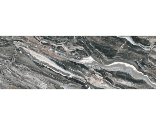 Gresie interior glazurată rectificată Malaga Grey Dark Mouve 50x150 cm Model de faianță cu aspect de marmură
