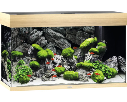 Acvariul JUWEL Rio 125 cu iluminare cu LED, pompă, filtru, încălzitor, fără dulap inferior, lemn de culoare deschisă Acvariul JUWEL Rio 125 cu iluminare cu LED, pompă, filtru, încălzitor, fără dulap inferior, lemn de culoare deschisă