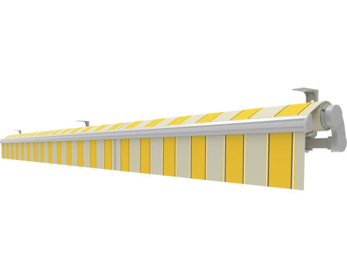 Copertină cu model în dungi pentru exterior