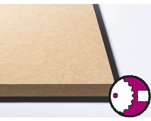 Placă fibrolemnoasă cu densitate medie