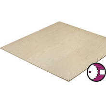 Placaj brut din lemn de cedru 2440x1220x4 mm-thumb-0