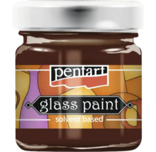 Vopsea de sticlă Pentart pe bază de solvent în borcan de sticlă