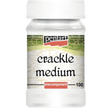 Pentart Crackle Medium, un produs component pentru efecte de crăpare, 100 mililitri