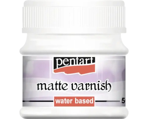 Sticlă cu lac mat pe bază de apă