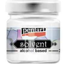 Solvent pe bază de alcool Pentart în recipient de sticlă