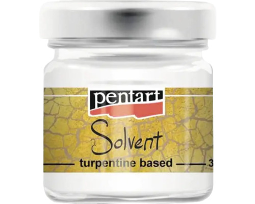 Solvent Pentart pe bază de terebentină în sticlă