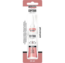 Vopsea contur Pentart, culoare arămie, tub de 20 ml