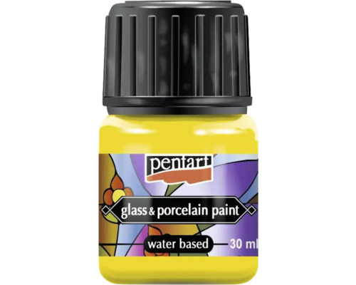Vopsea pentru sticlă și porțelan Pentart, 30 ml
