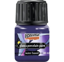 Vopsea pentru sticlă și porțelan, 30 ml