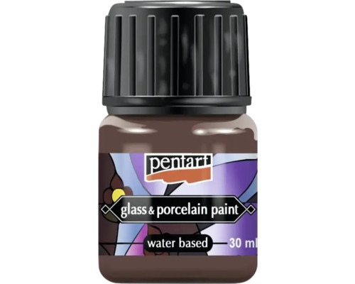 Sticlă de vopsea pentru sticlă și porțelan, 30 ml