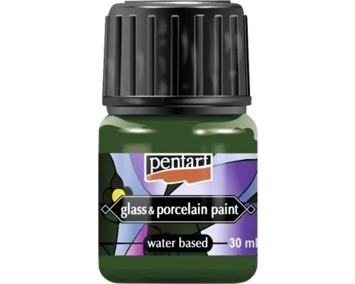 Vopsea pentru sticlă și porțelan Pentart, 30 ml