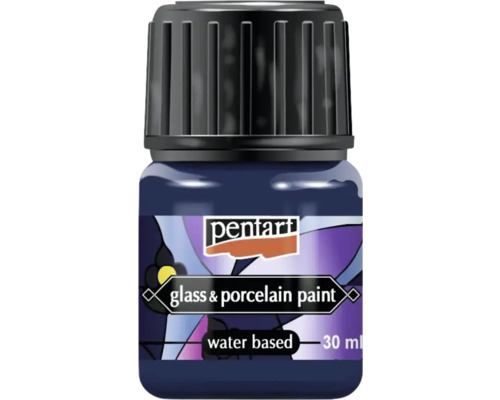 Sticlă vopsea pe bază de apă pentru sticlă și porțelan, 30 ml