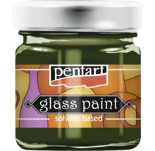 Vopsea de sticlă Pentart pe bază de solvent în borcan de sticlă