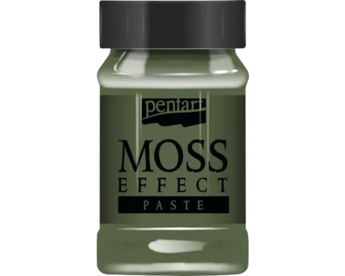 Pastă efect mușchi Pentart verde închis 100 ml Pastă cu efect de mușchi Pentart în borcan