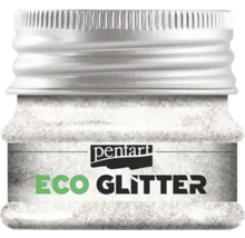 Recipient cu sclipici ecologic Pentart