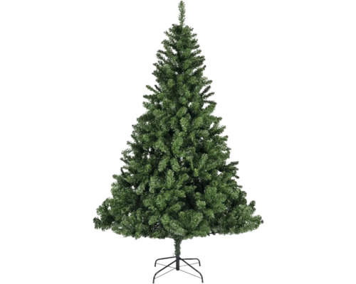 Brad artificial de Crăciun pe un suport