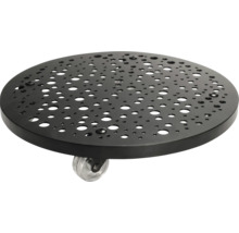 Suport pentru plante din metal cu role