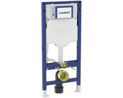 Rezervor WC încastrat Geberit Sigma UP cu cadru de instalare Duofix, 3-6 l, 50x112 cm Rezervor de spălare Geberit cu cadru de montaj albastru