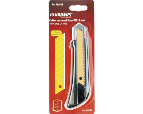 Cutter universal Snapoff Kronus, set 3 lame 18mm