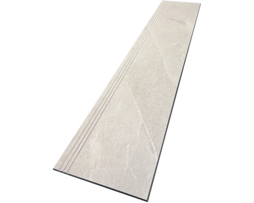 Treaptă gresie rectificată MIRAVA NARVIK sand 30x120 cm Element de treaptă din gresie porțelanată cu caneluri
