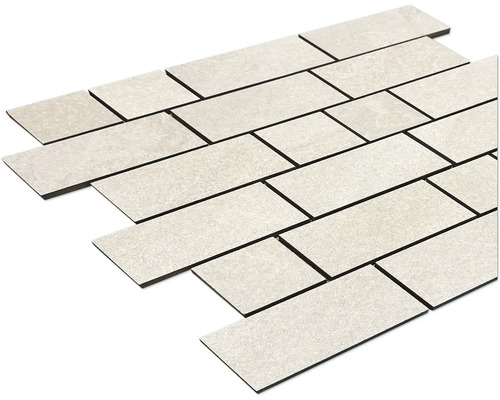 Mozaic ceramic MIRAVA NARVIK white 30x30 cm Covor mozaic din plăci ceramice dreptunghiulare