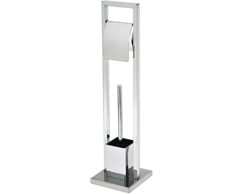Suport hârtie igienică cu set perie din metal