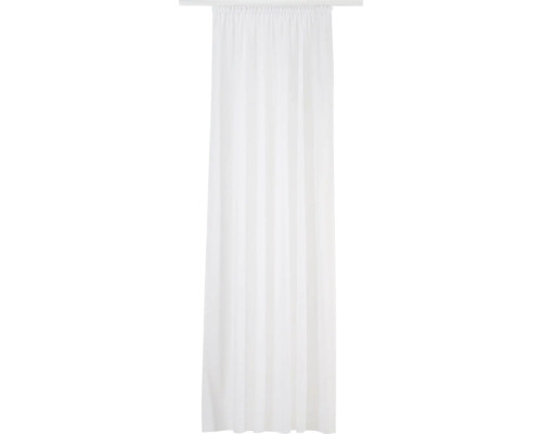 Perdea ignifugată cu rejansă Voile albă 300x245 cm Perdea albă cu bandă de încrețire