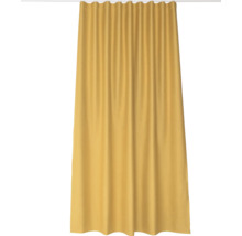 Cortină din stofă galbenă pentru decorarea ferestrelor