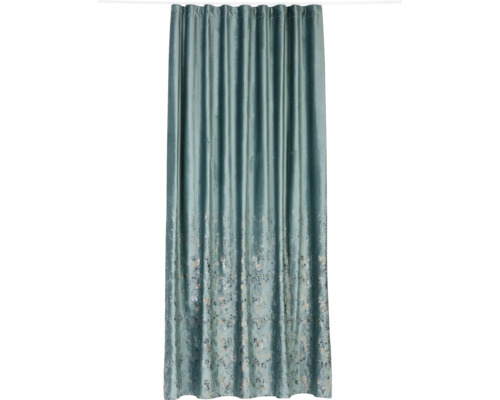 Draperie catifea Nevada verde-turcoaz 280 cm lățime (la metru)