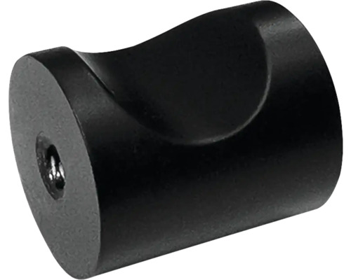 Buton negru de mobilier din metal