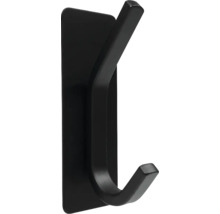 Cârlig negru pentru montare pe perete